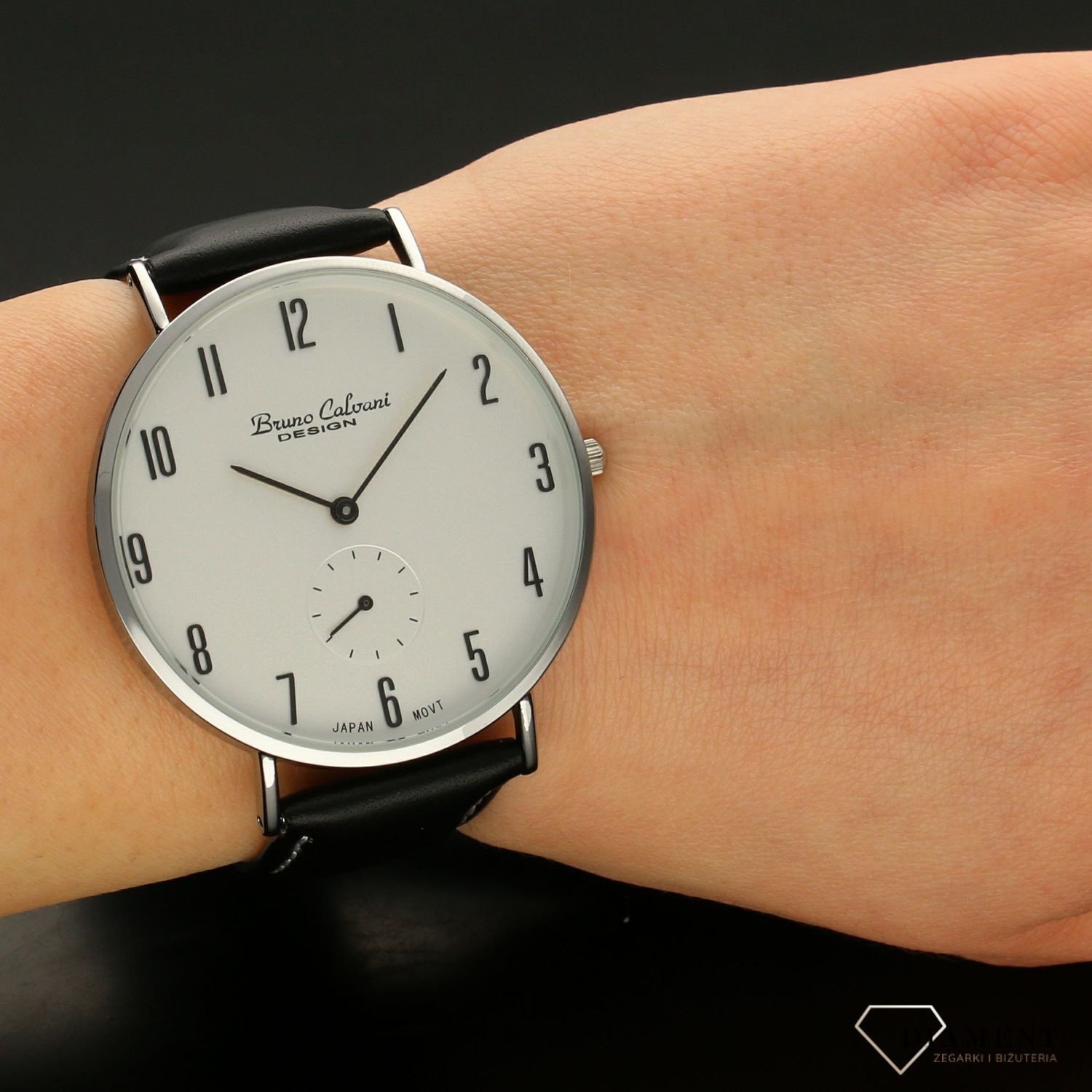 Zegarek męski na pasku Bruno Calvani Classic BC90812 SILVER.jpg